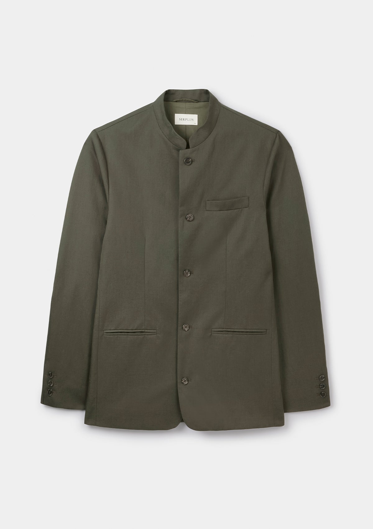 Stylish Green Cotton Linen Nehru Jacket for Men | Eco-Friendly Comfort Wear | Perfect for Casual Outings, Weddings & Festive Occasions