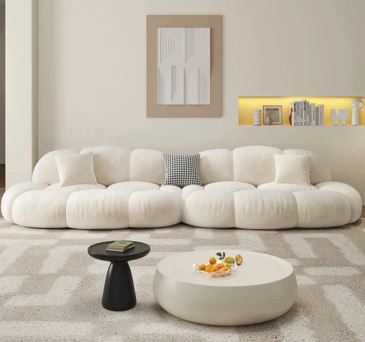 Modular Loveseat for Living Room - Contemporary Velvet Sofa Set with Chaise Lounge | Perfect for Small Spaces, Apartments & Cozy Home Decor