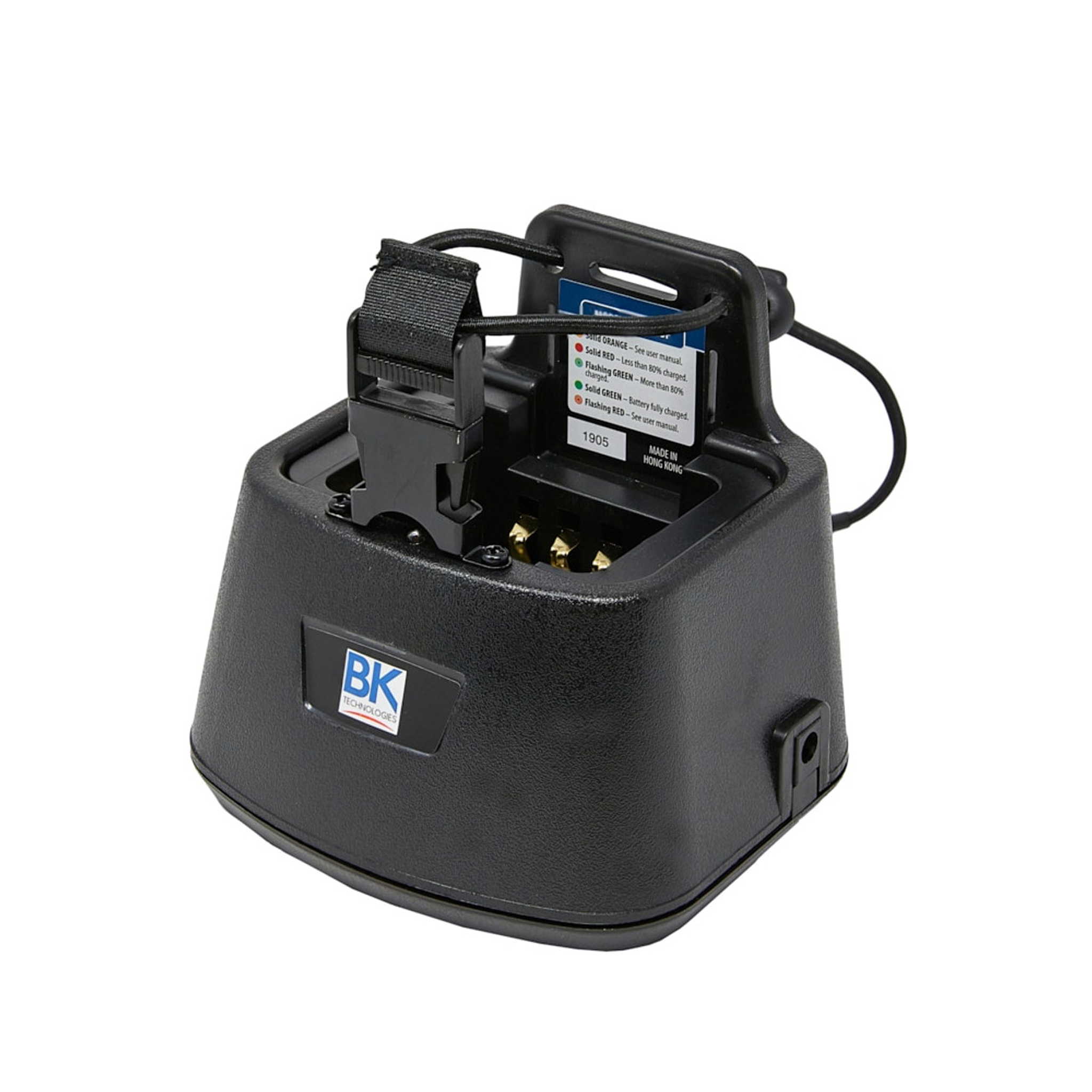 BK Technologies KAA0355P Standard Duty Vehicular Charger - 12V/24V Car Charger for Two-Way Radios & Mobile Devices - Perfect for Truckers, Emergency Vehicles & Road Trips