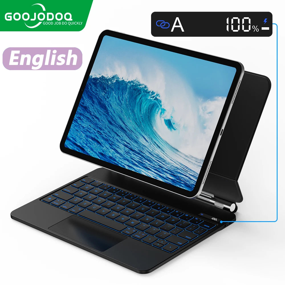 2024 iPad Pro 11-inch with Magic Keyboard - LCD Multi-Touch Display & Trackpad | Perfect for Work, Study & Creative Projects