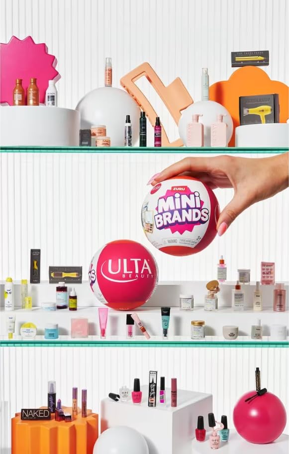 Mini Brands Ulta Beauty Series 1 - 5 Miniature Beauty Product Replicas in Mystery Capsule | Collectible Toys for Kids & Adults | Perfect for Play, Display & Gifting