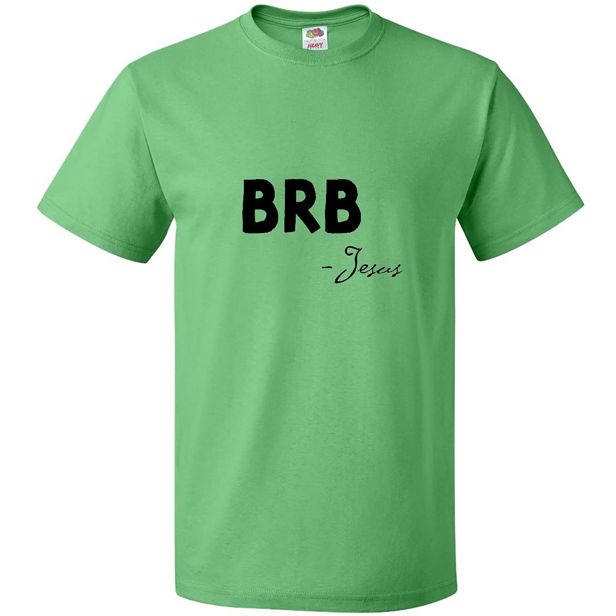 Easter BRB Jesus Funny Christian T-Shirt for Adults - Religious Humor Apparel for Church, Easter Celebrations & Casual Wear