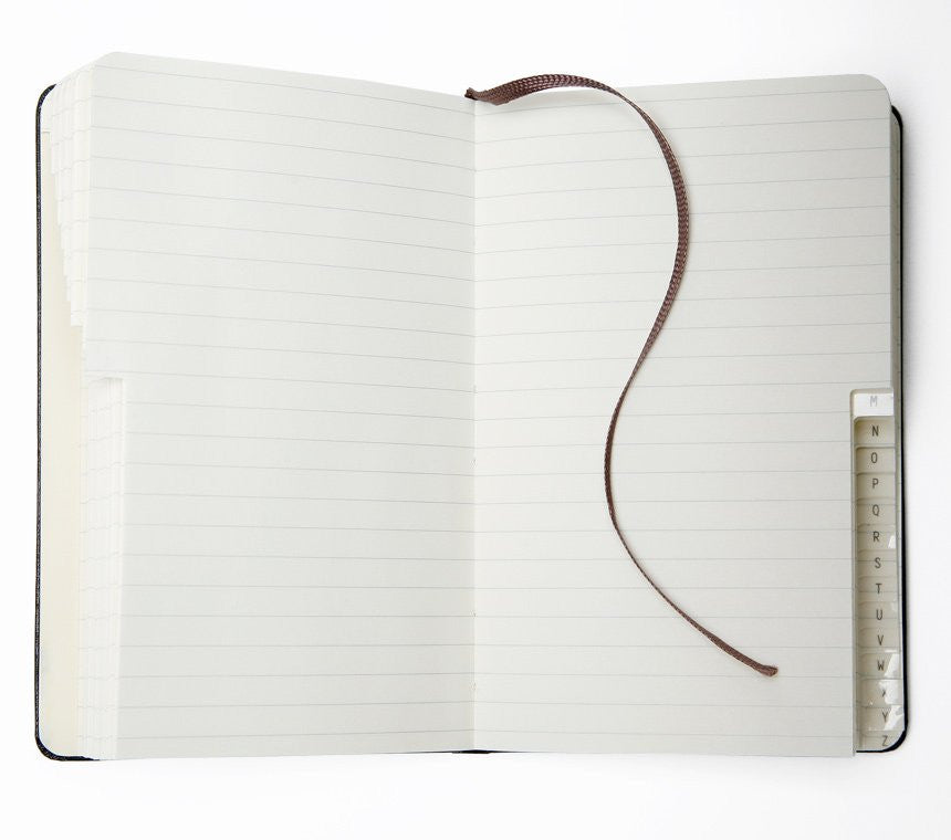 Moleskine Classic Ruled Notebook & Address Book - Hard Cover Journal for Writing, Note Taking & Organizing - Perfect for Work, School & Travel