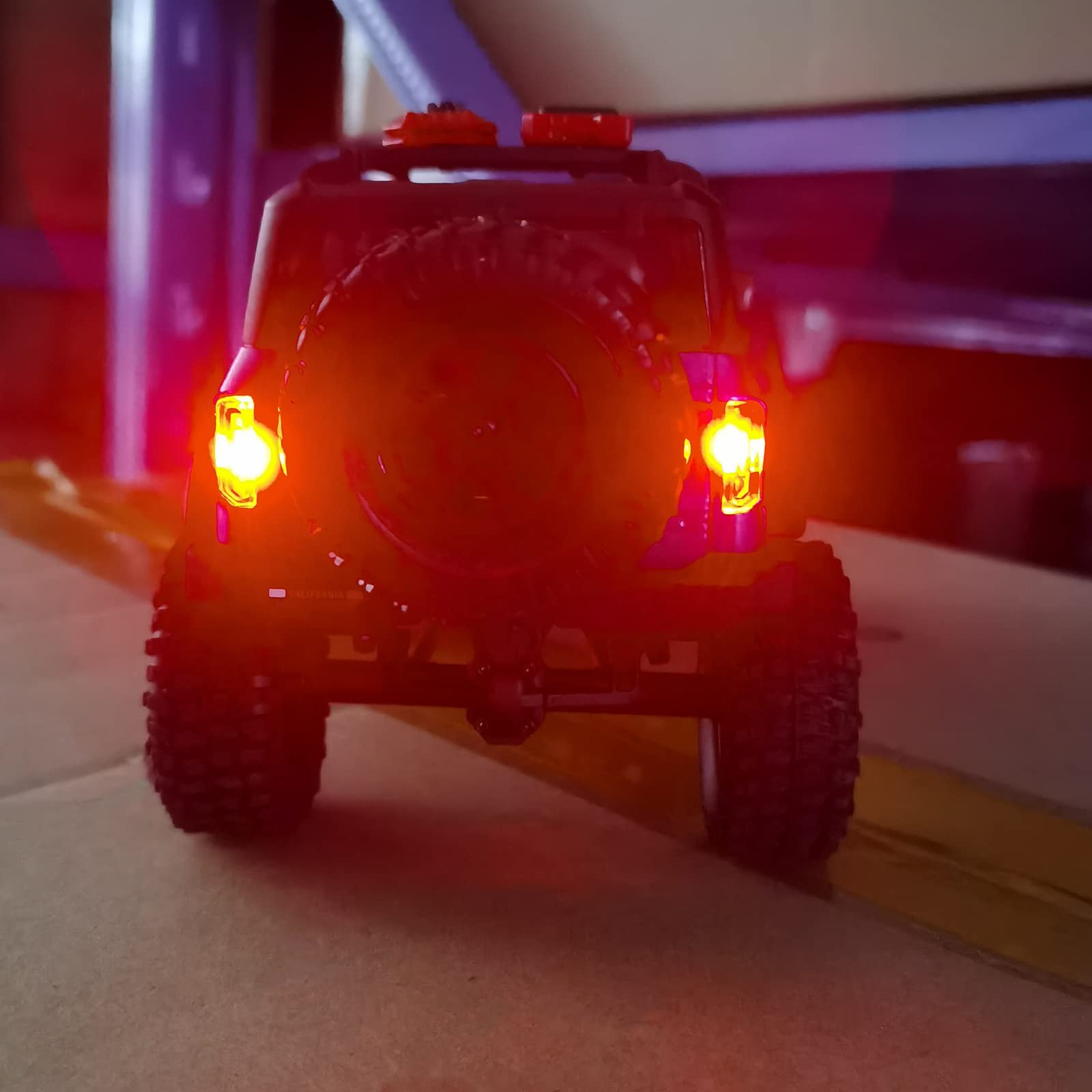 1/24 RC Crawler Car SCX24 LED Taillight Rear Lights - Bronco AXI00006 Upgrades Accessories for Off-Road Night Driving & Crawling Adventures