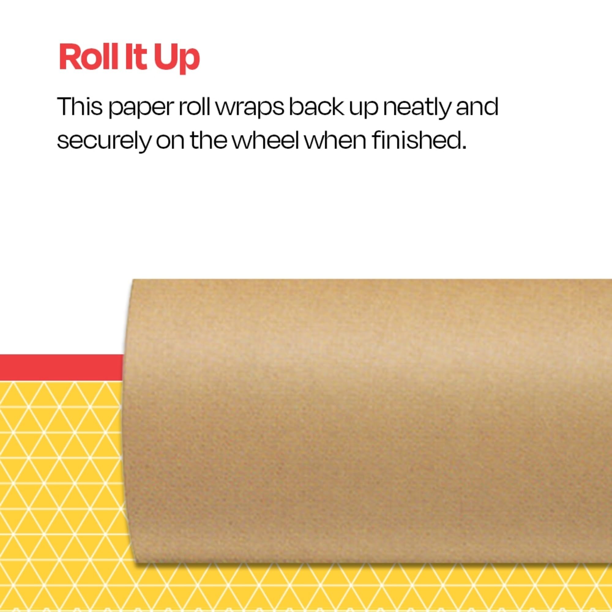 School Smart Heavy Duty Butcher Kraft Paper Roll - 50 lbs, 36