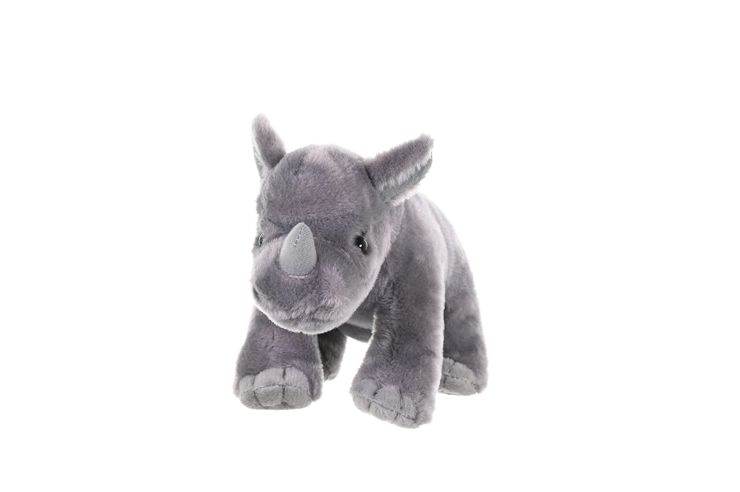 Wild Republic 8 Inch Rhino Baby Plush Stuffed Animal - Soft Cuddly Plush Toy for Kids, Perfect Gift for Birthdays & Holidays - Great for Nursery Decor, Bedtime Cuddles and Animal Lovers