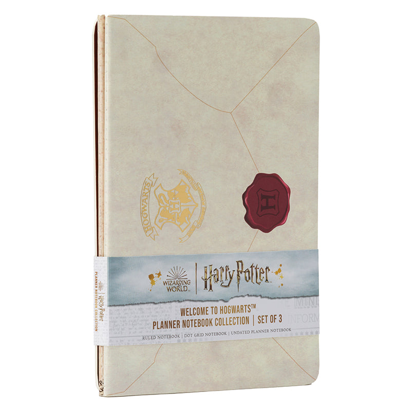 Harry Potter: Welcome to Hogwarts Planner Notebook Collection (Set of 3) - Perfect for School, Journaling & Harry Potter Fans - Back to School Supplies & Gift Idea