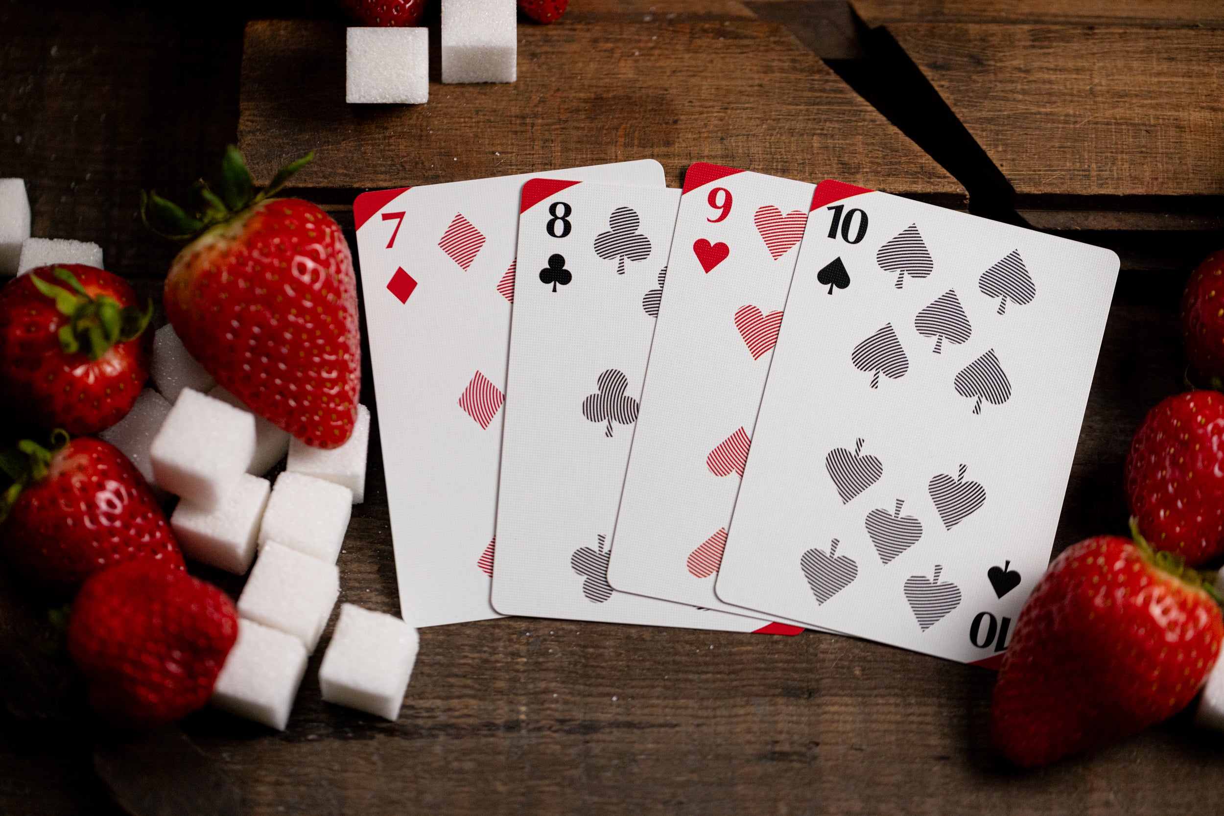Premium Strawberry Pi Luxury Playing Cards - Elegant Deck for Poker, Magic Tricks & Collectors - Perfect for Game Nights, Gifts & Cardistry