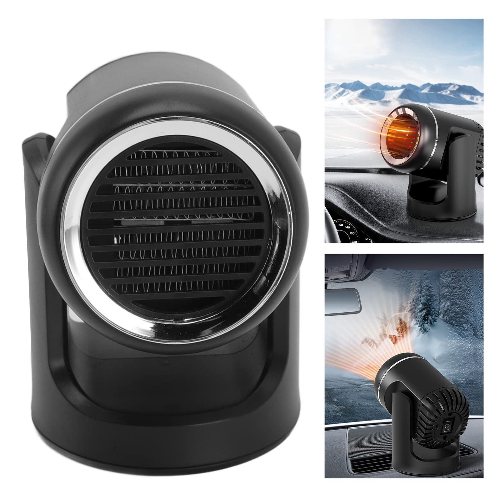 12V Car Heating Pad with Cigarette Lighter Plug - Portable Seat Warmer for Winter Driving & Road Trips - Ideal for Cold Weather Commutes and Long-Distance Travel Comfort