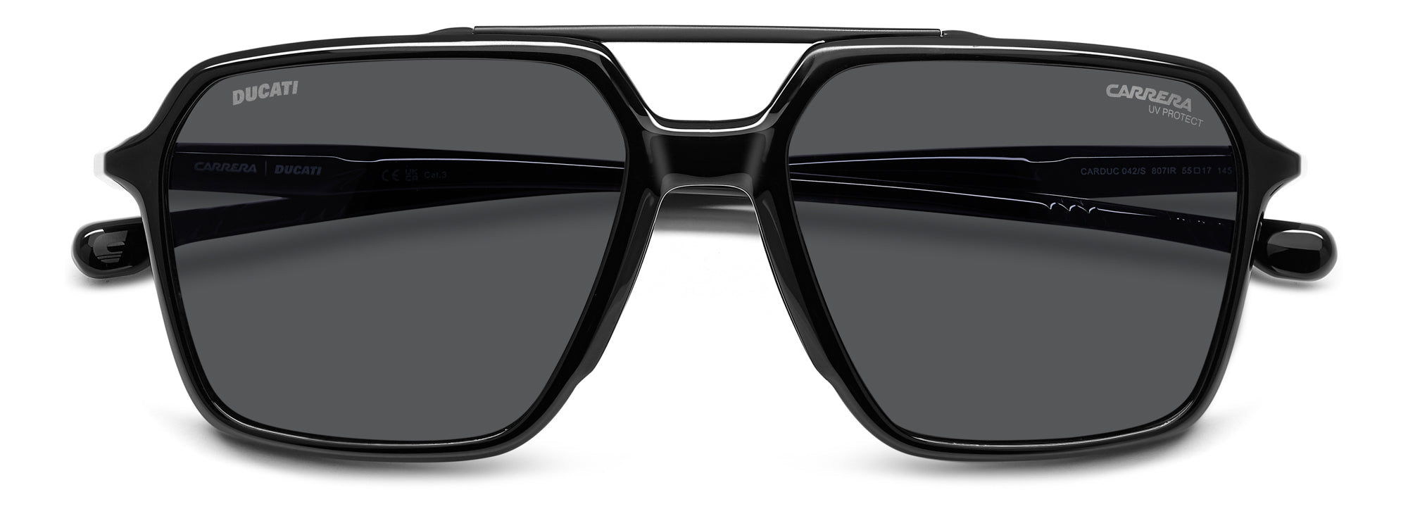 Ducati Carrera Carduc 042/S Sunglasses - Polarized Motorcycle Riding Glasses for Men & Women - Perfect for Biking, Racing & Outdoor Sports