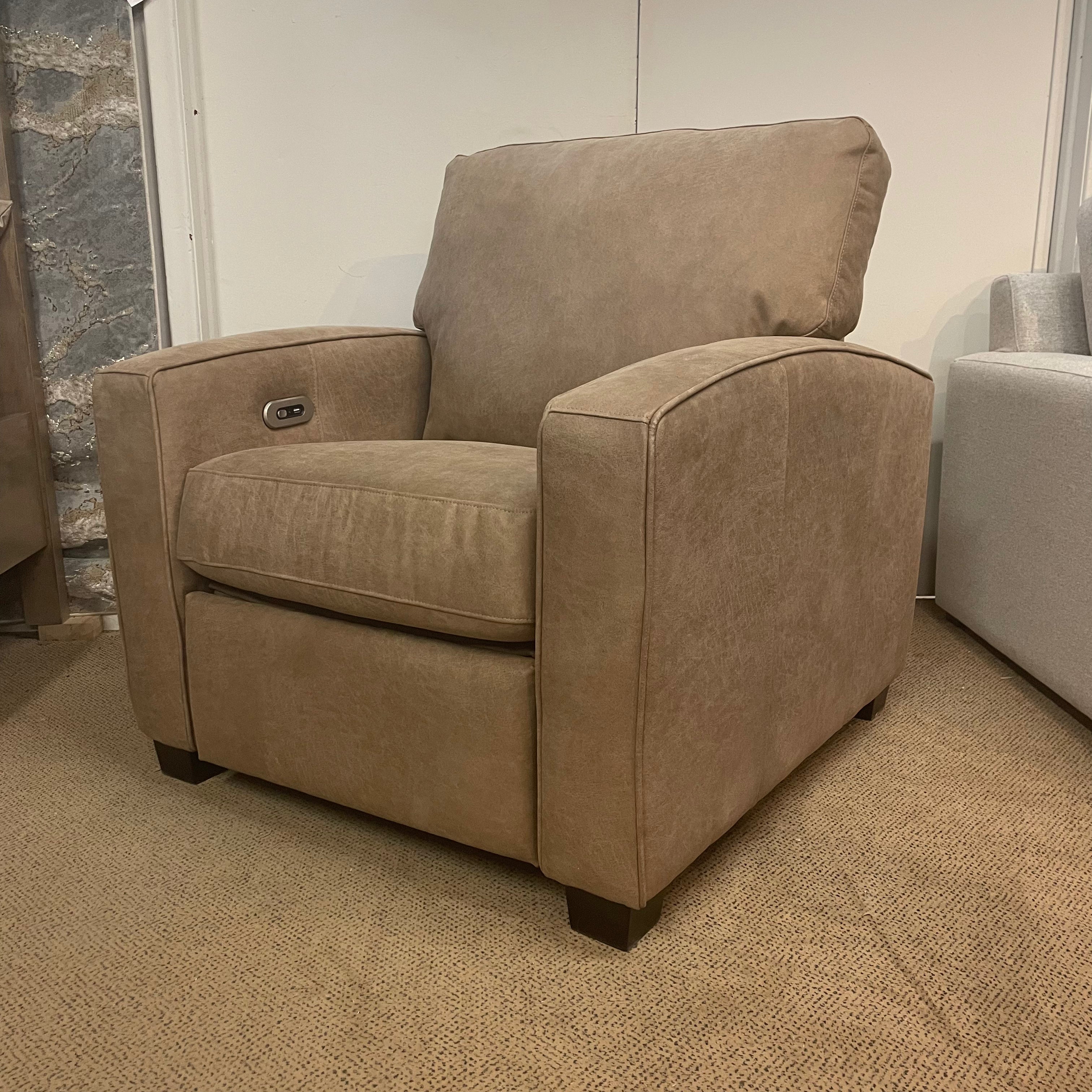 Dennison Power Motion Recliner Chair - Electric Lift Recliner for Elderly, Heavy Duty Leather Reclining Chair with Massage & Heat - Perfect for Living Room, Home Theater & Senior Comfort