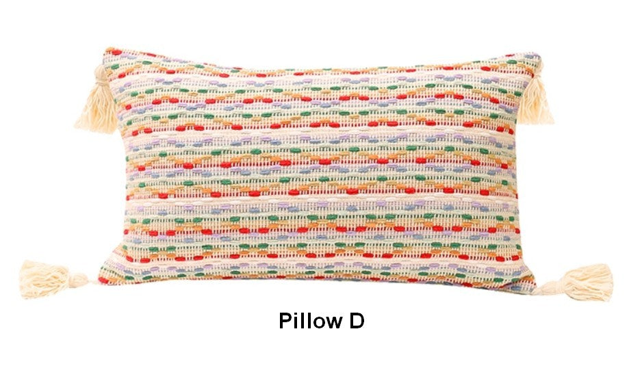 **Vibrant Modern Sofa Pillow Covers - Decorative Cushion Covers for Couch & Living Room - Soft & Stylish Home Decor for Cozy Spaces**