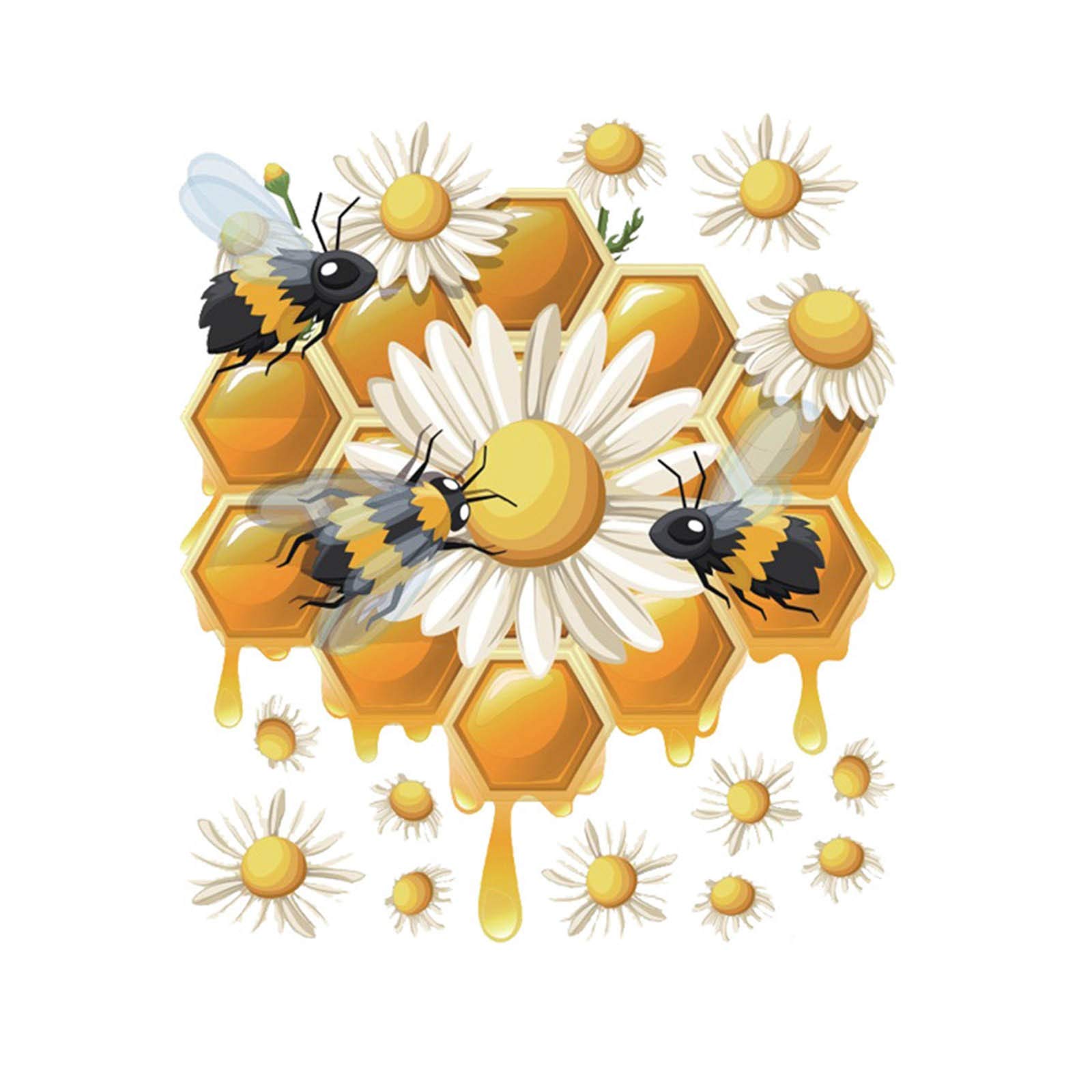 Kids Room Wall Decoration - Cute PVC Bee Wall Stickers for Nursery, Bedroom & Playroom | Animal-Themed Removable Wall Art for Home Decor