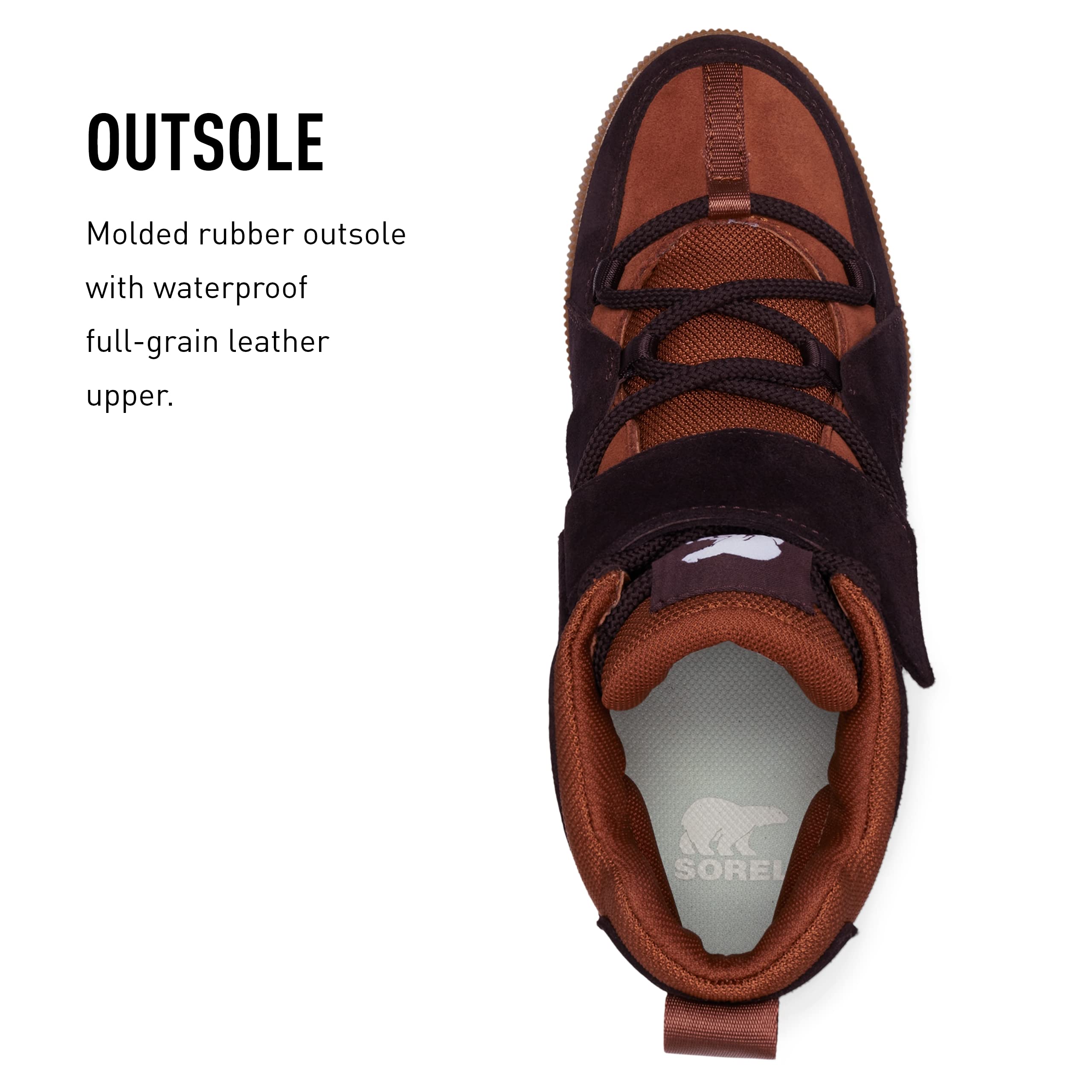 Sorel Women's Out 'N About Sport Wedge Boot - Waterproof Winter Snow Boots for Hiking, Walking & Outdoor Adventures