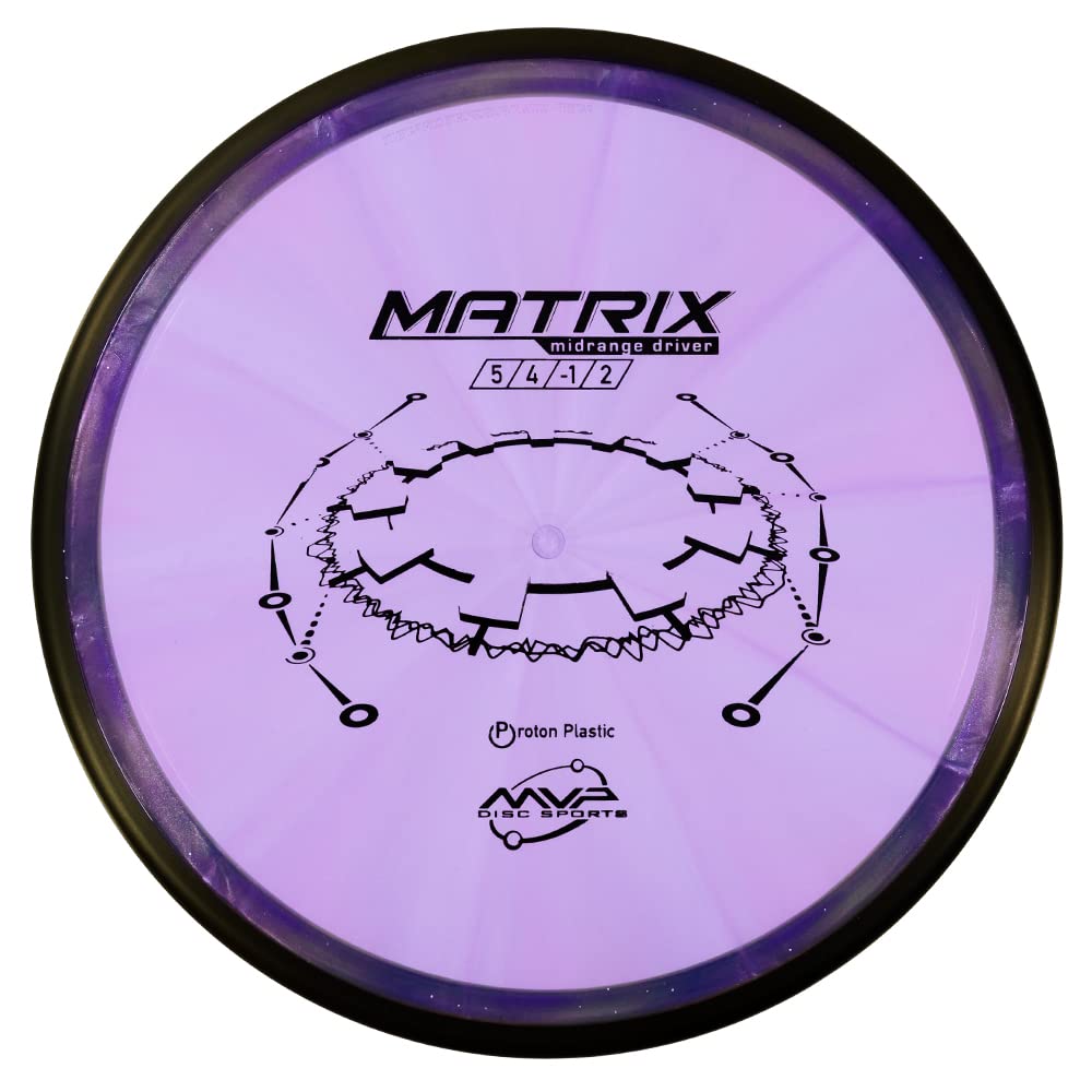 MVP Disc Sports Proton Matrix Disc Golf Midrange - Premium Golf Disc for Accurate Throws (Colors Vary) | Perfect for Tournament Play & Recreational Disc Golfing
