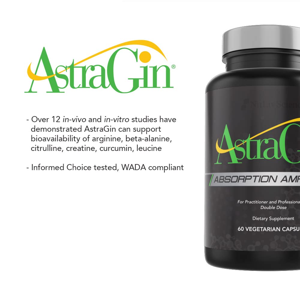 AstraGin Maximum Bioavailability Enhancer for Pre-Workout Supplements, BCAA & Protein Powder | Boost Nutrient Absorption for Fitness & Muscle Recovery