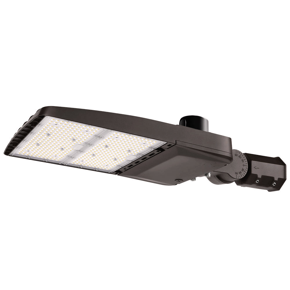 Vela III LED Parking Lot Light - 310W/280W/260W/240W Selectable - 46,600 Lumens - 120-277V - 5000K Daylight - 1000W Equivalent - Commercial & Industrial Outdoor Lighting for Parking Areas, Warehouses, Gas Stations