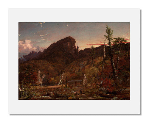 Jasper Francis Cropsey Eagle Cliff New Hampshire Painting - Vintage Landscape Art Print for Home & Office Decor