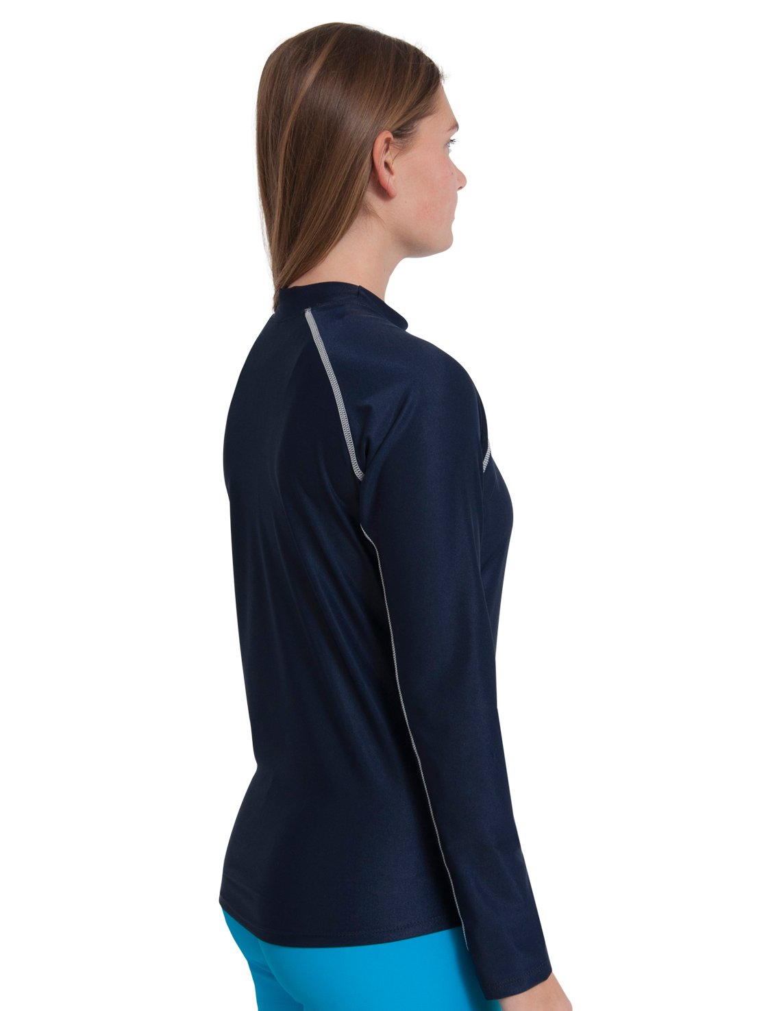 Tuga Adult Unisex Chlorine Resistant Rash Guard UPF 50+ Sun Protection Swim Shirt - Made in USA for Swimming, Surfing & Water Sports