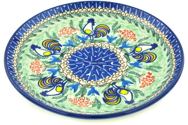 10-Piece Summer Rooster Dinner Plate Set - Elegant Ceramic Plates for Dining, Entertaining & Home Decor | Perfect for Everyday Meals, Parties & Kitchen Decor