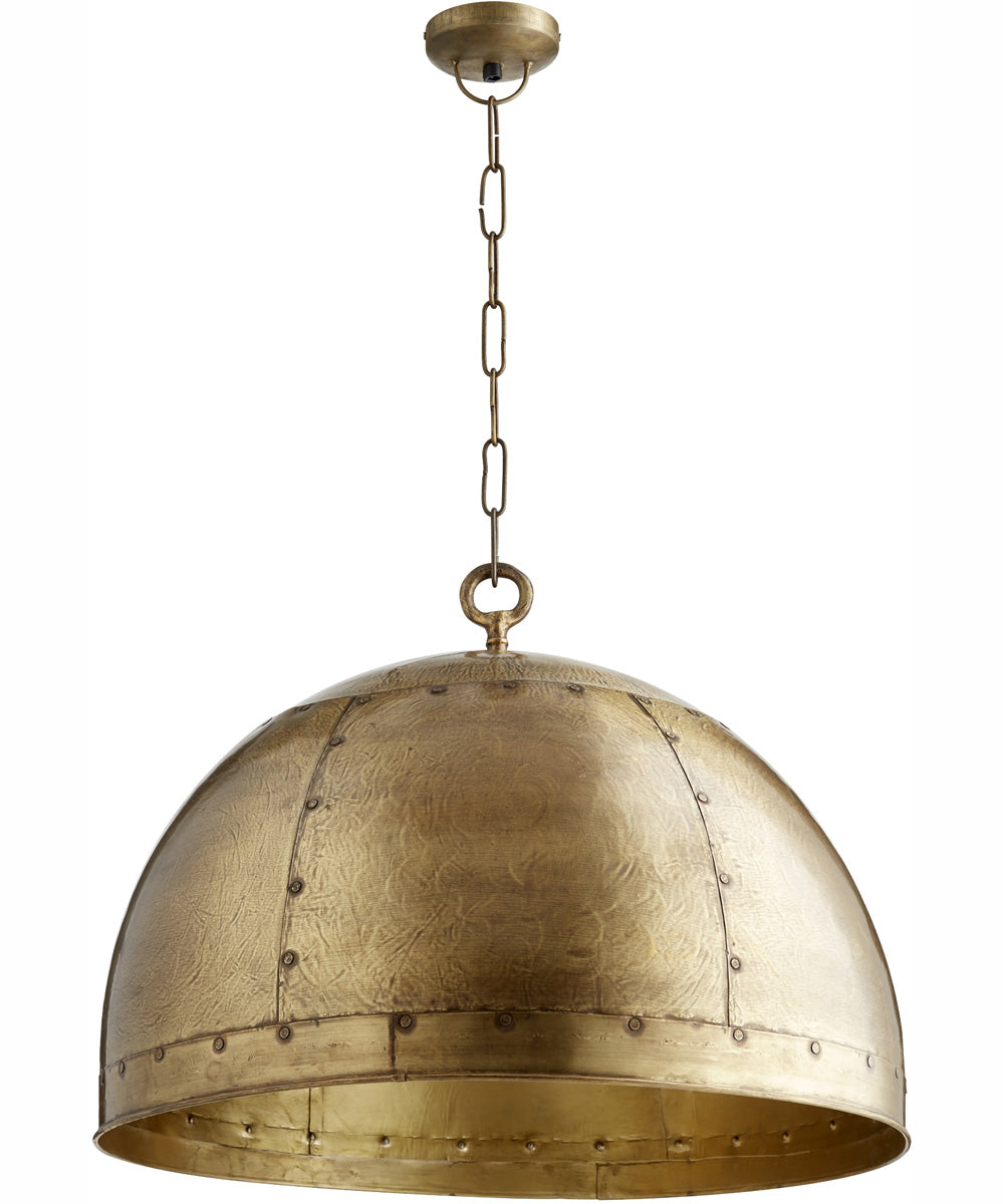 Handcrafted Brass Pendant Light Fixture - Vintage Industrial Style for Dining Room, Kitchen Island & Bar Lighting
