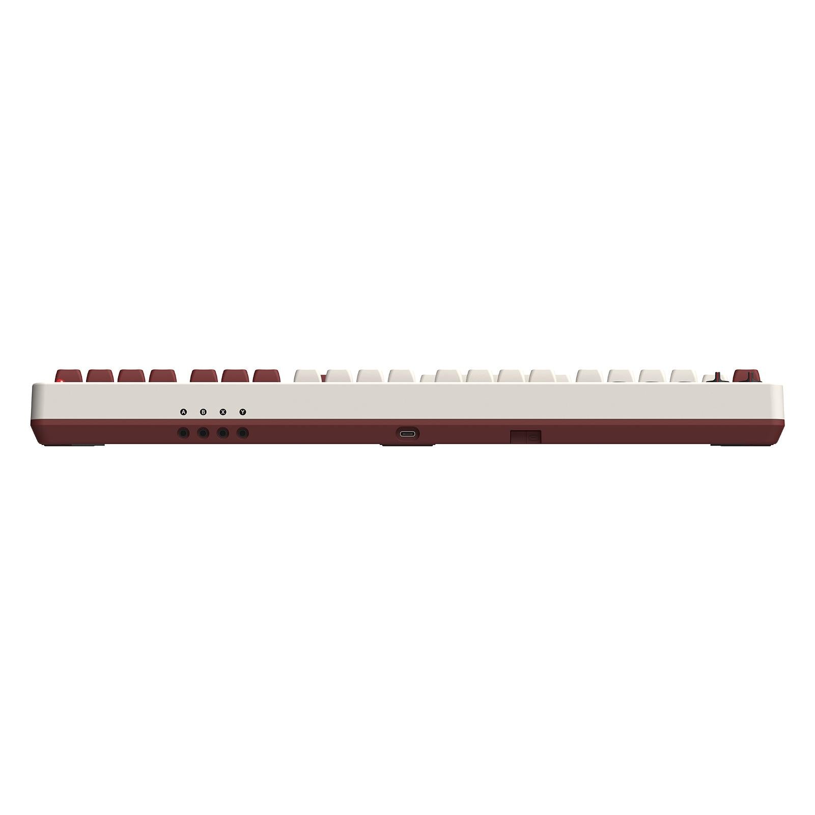 8BitDo Retro 108-Key Mechanical Gaming Keyboard - Fami Edition with RGB Backlight, Bluetooth/Wired Connectivity for PC & Mac - Perfect for Retro Gaming & Typing Enthusiasts