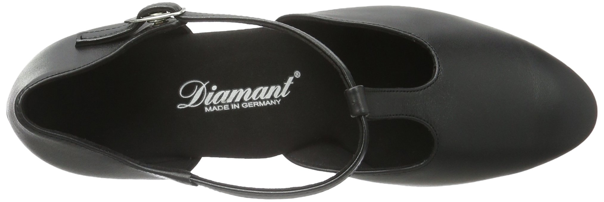 Diamant Women's Ballroom Dance Shoes - Latin Salsa Tango Practice Shoes with Comfort Heel & Suede Sole | Perfect for Competition, Performance & Social Dancing