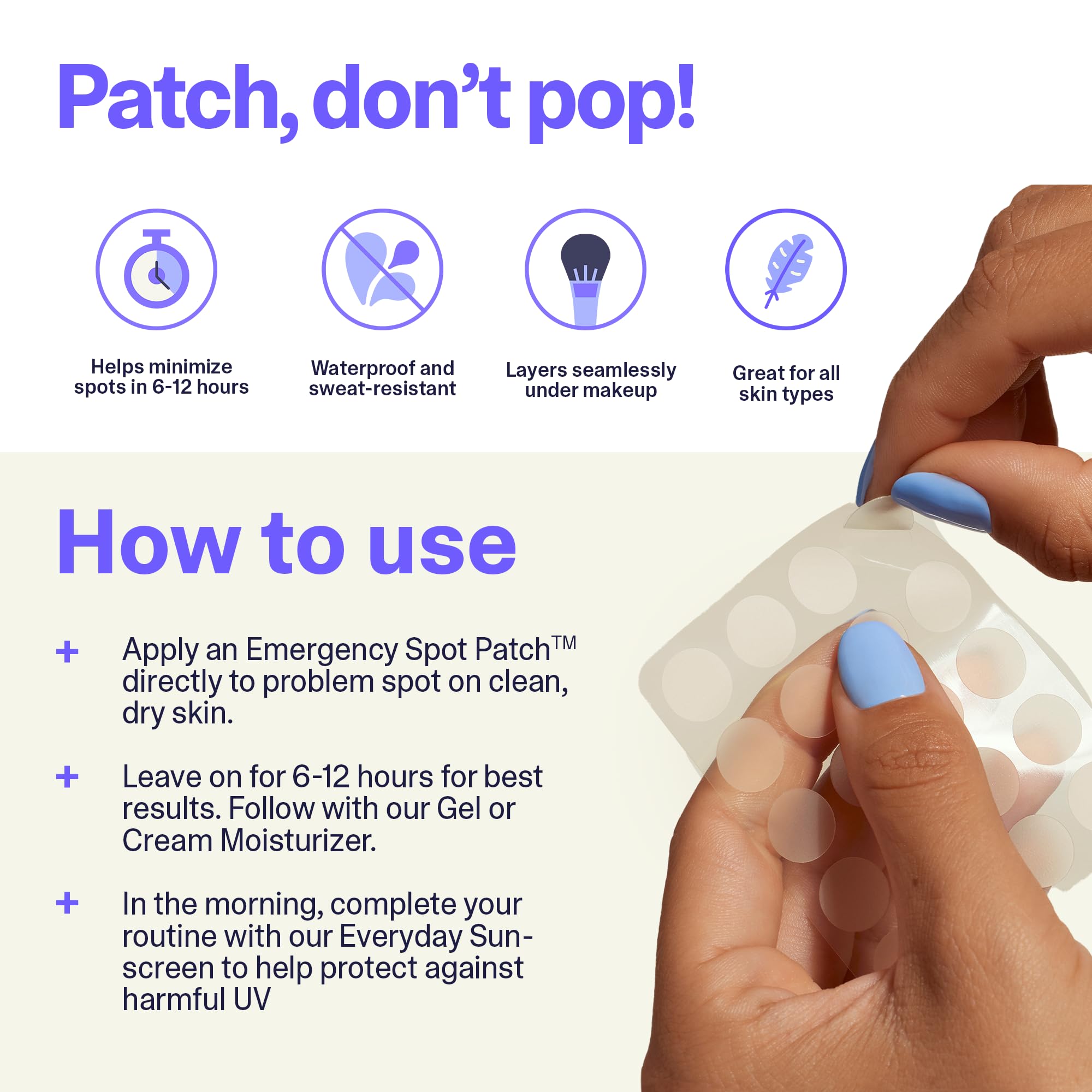 Curology Acne Treatment Kit - 40 Spot Pimple Patches & 2.5% Benzoyl Peroxide Face Wash for Clear Skin | Fragrance-Free Skincare Set for Teens & Adults | Perfect for Daily Acne Care & Emergency Breakouts