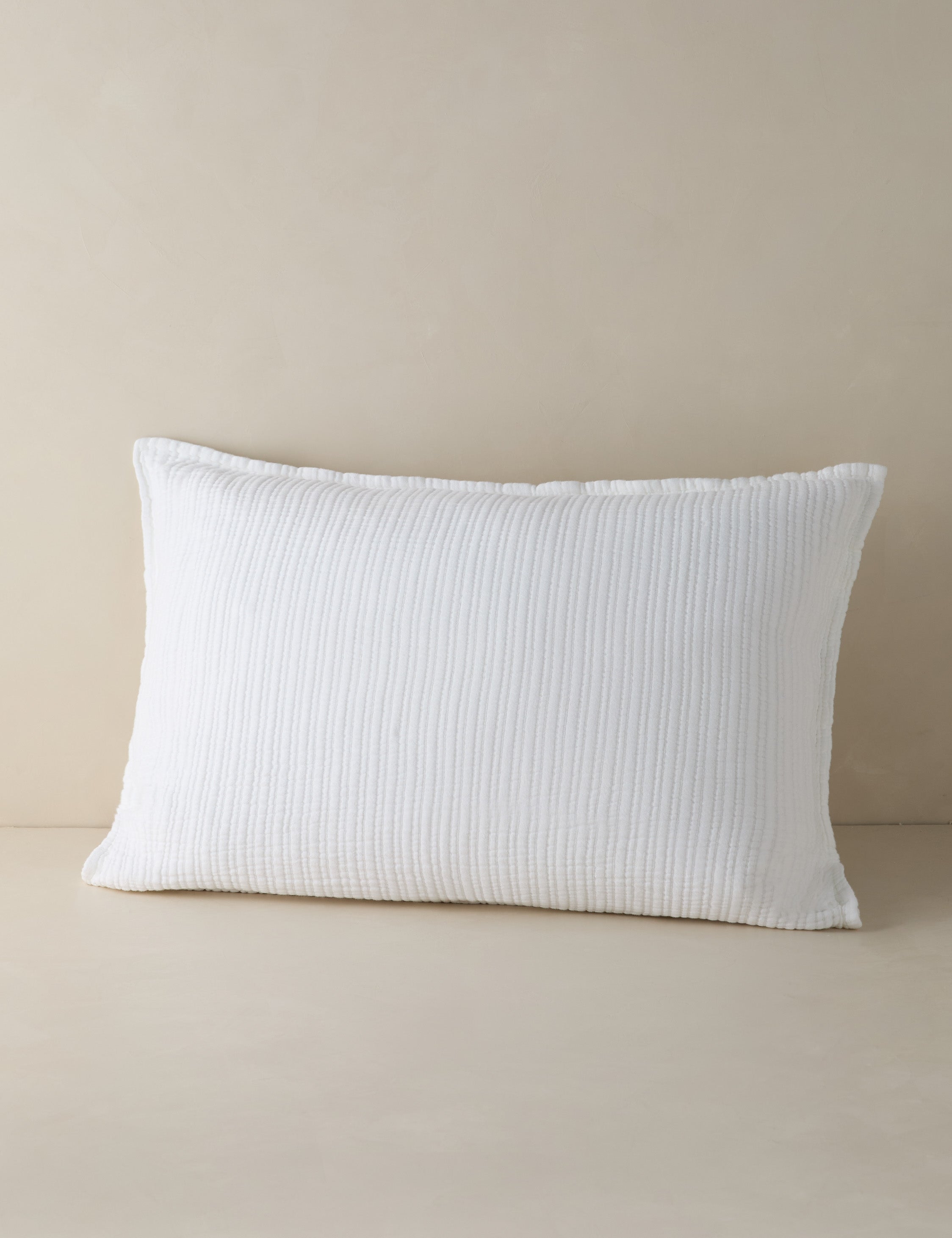Pom Pom at Home Chatham Cotton Matelasse Sham - Luxury Bedding for Master Bedroom & Guest Room Decor