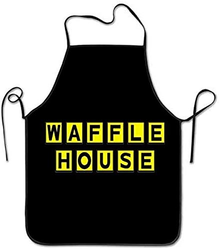 Waffle House Natural Unisex Apron - Adjustable Neck Bib for Cooking, Baking & Grilling - Perfect for Chefs, BBQ & Kitchen Use