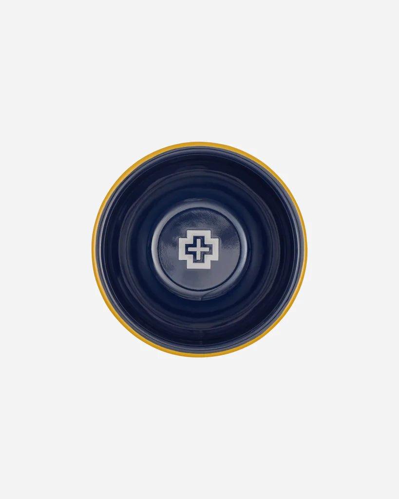 Navy Blue Cross Enamelware Dinner Plates - Vintage Style Enamel Dinnerware Set for Camping, Picnics & Outdoor Dining