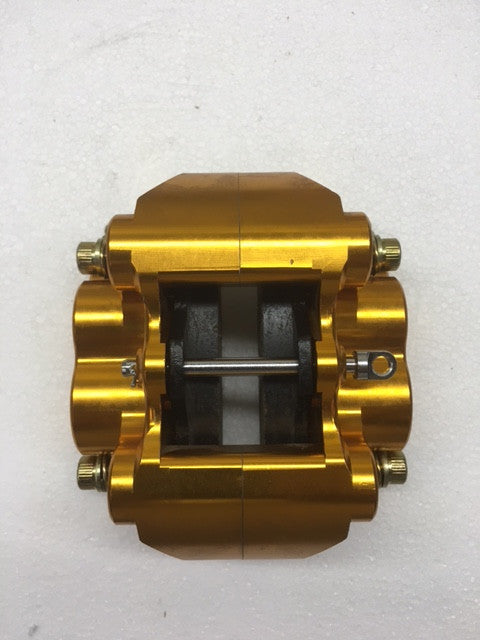 High-Performance 4 Piston Rear Brake Caliper - 60mm Mounting Spacing - Perfect for Mountain Bikes, Motorcycles & Off-Road Vehicles