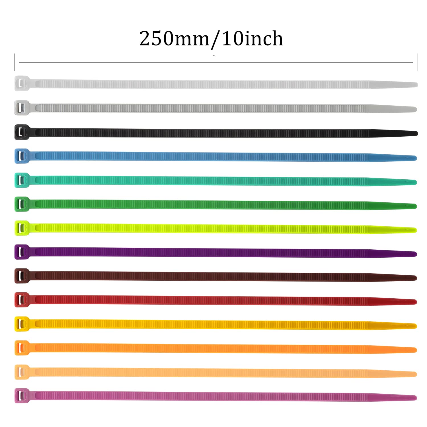 XINGO 100 PCS 10 Inch Heavy Duty Cable Zip Ties - 120 lbs Tensile Strength, Self-Locking Plastic Wire Ties for Indoor & Outdoor Use (Green) - Perfect for Organizing Cables, Bundling Wires, and Securing Outdoor Equipment