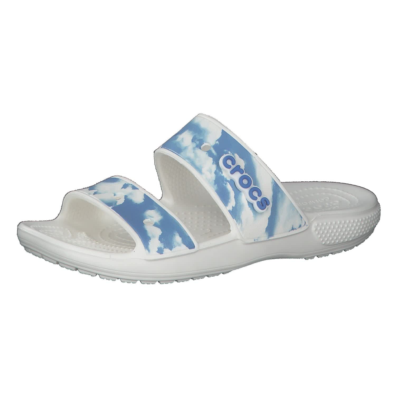 Crocs Unisex-Adult Classic Two-Strap Slide Sandals - Comfortable Waterproof Slip-On Shoes for Men & Women - Perfect for Beach, Pool, and Outdoor Activities