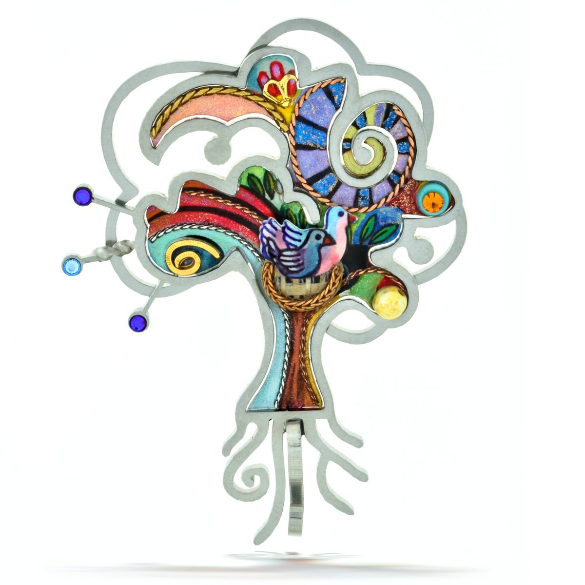 Seeka Tree of Life Enamel Pin - Spiritual Jewelry Gift for Women, Men - P0238 - Perfect for Backpacks, Jackets, Hats & Accessories