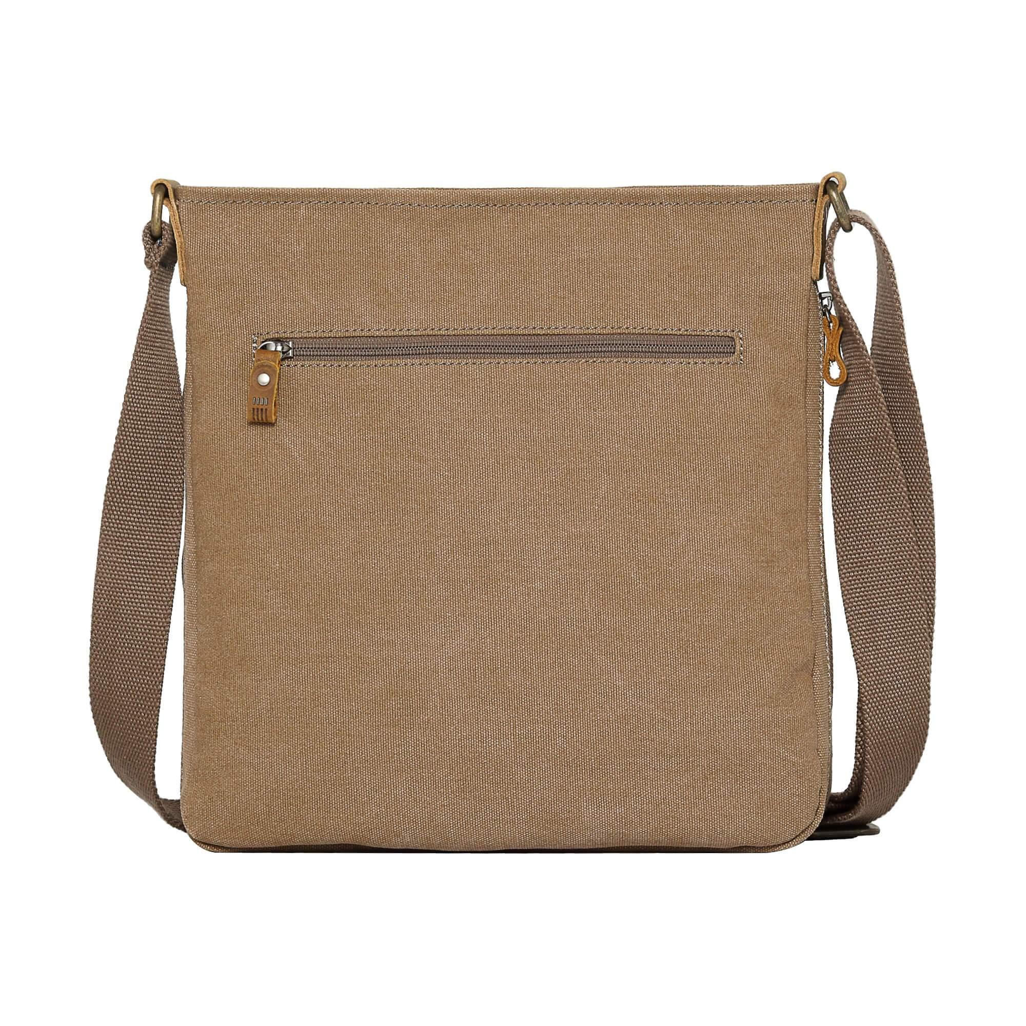 TRP0236 Troop London Classic Canvas Crossbody Bag - Stylish & Durable for Travel, Work & Everyday Use