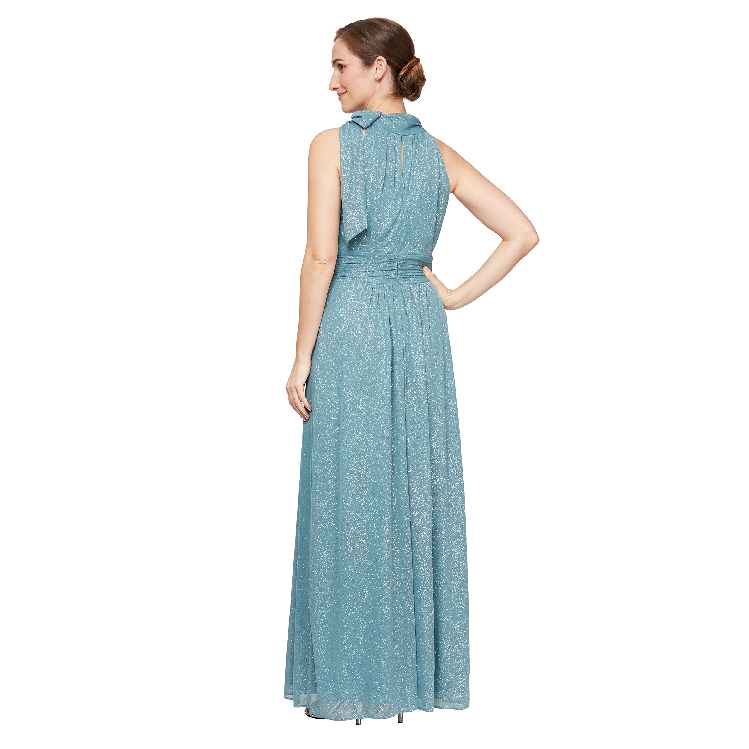 S.L. Fashions Women's Sleeveless Floral Print Maxi Dress - Summer Beach Vacation, Party & Casual Wear