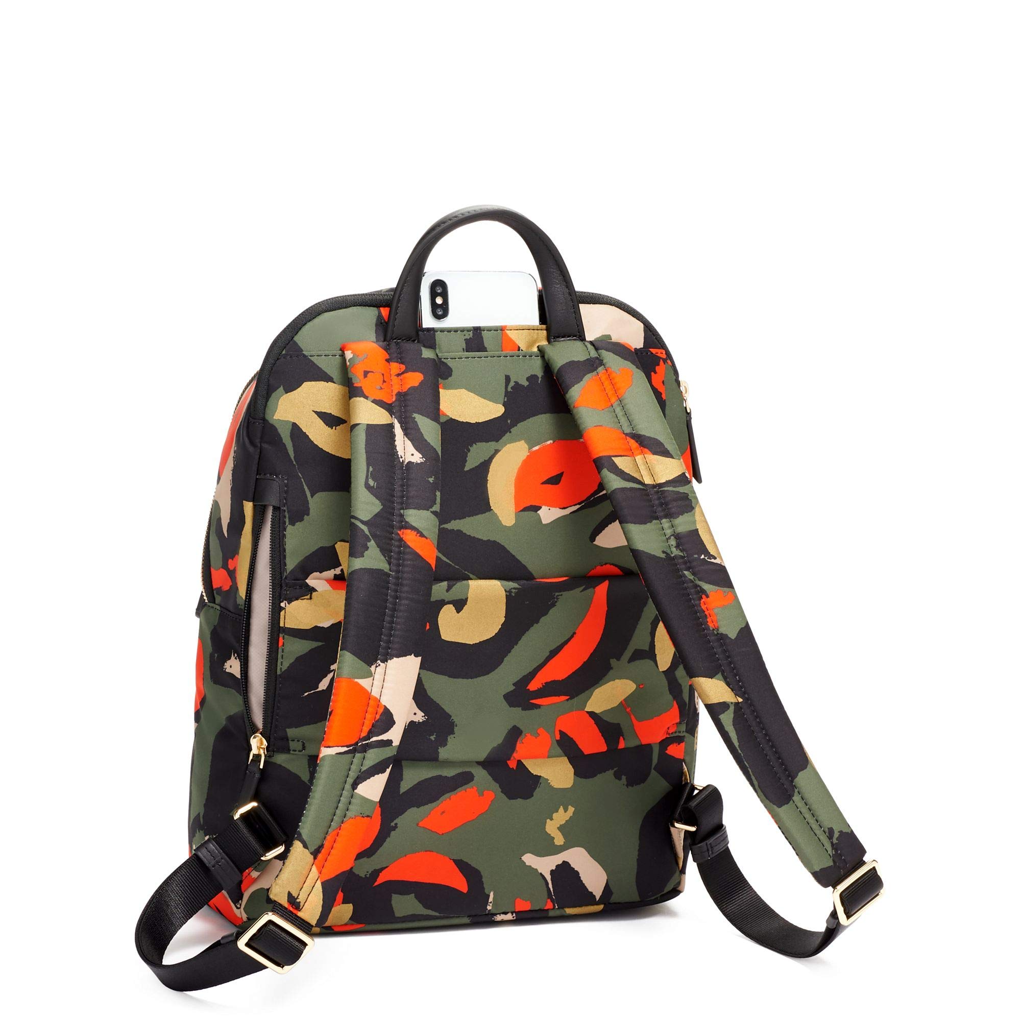 TUMI Voyageur Hartford 13 Inch Laptop Backpack for Women - Stylish Lily Abstract Print Computer Bag - Perfect for Work, Travel & School Commute
