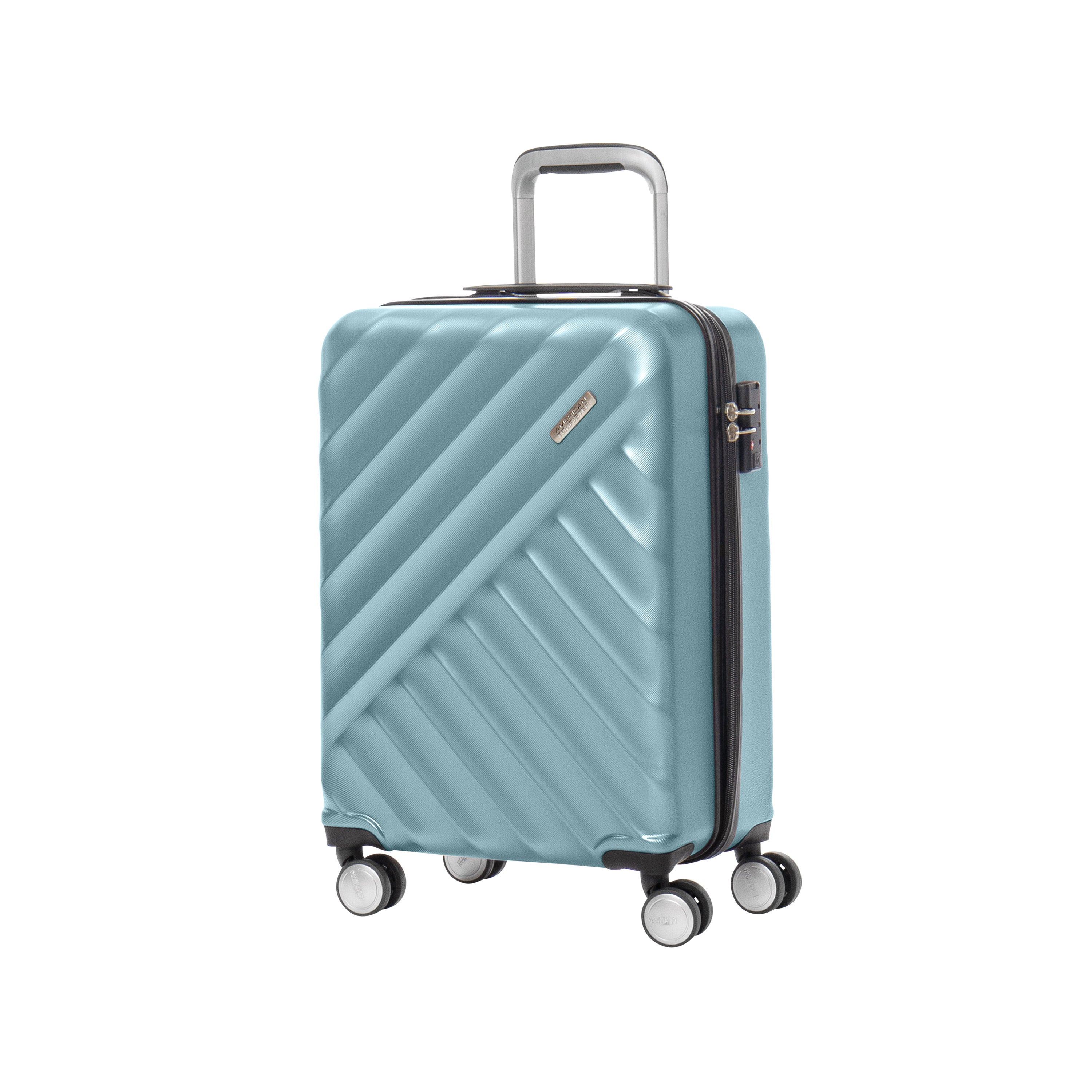 American Tourister Crave Collection Carry On Spinner Luggage - Lightweight Hardshell Suitcase with 360° Wheels for Air Travel & Weekend Getaways