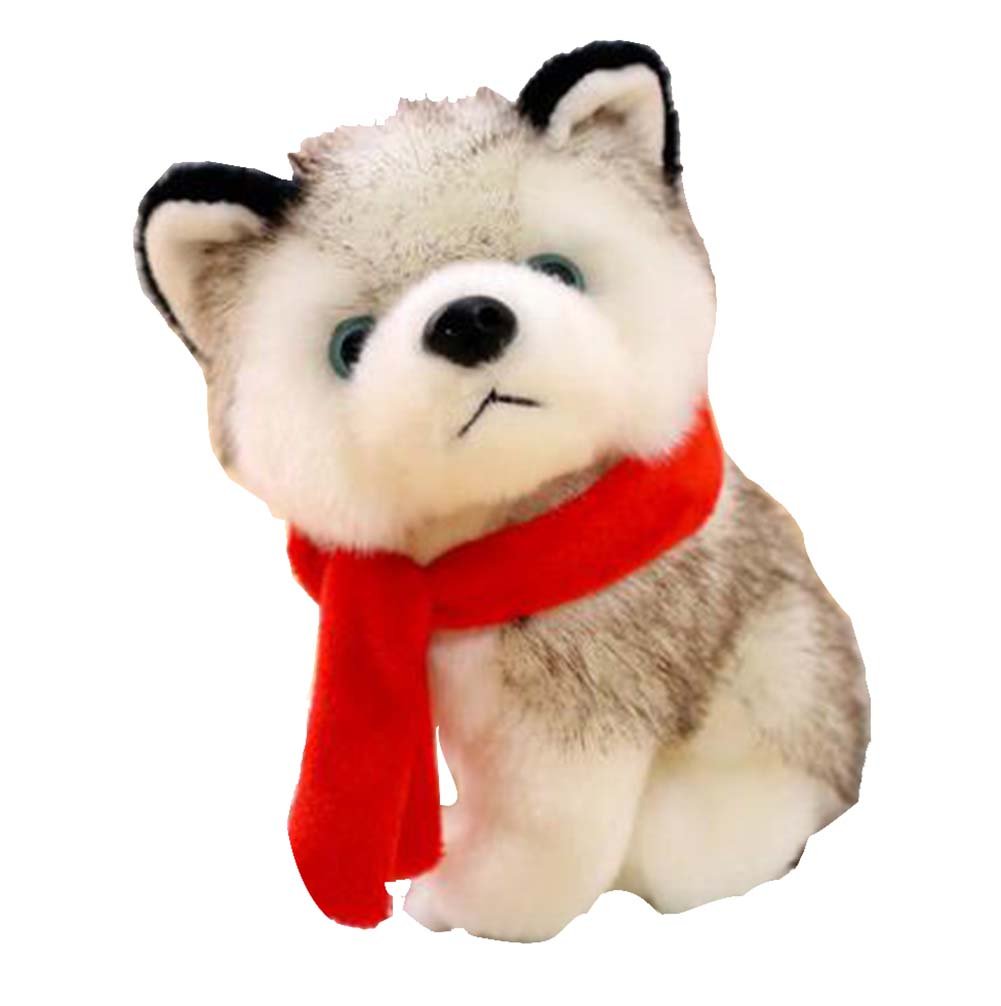 Husky Plush Toy - Cute Small Dog Doll for Gifts & Decor
