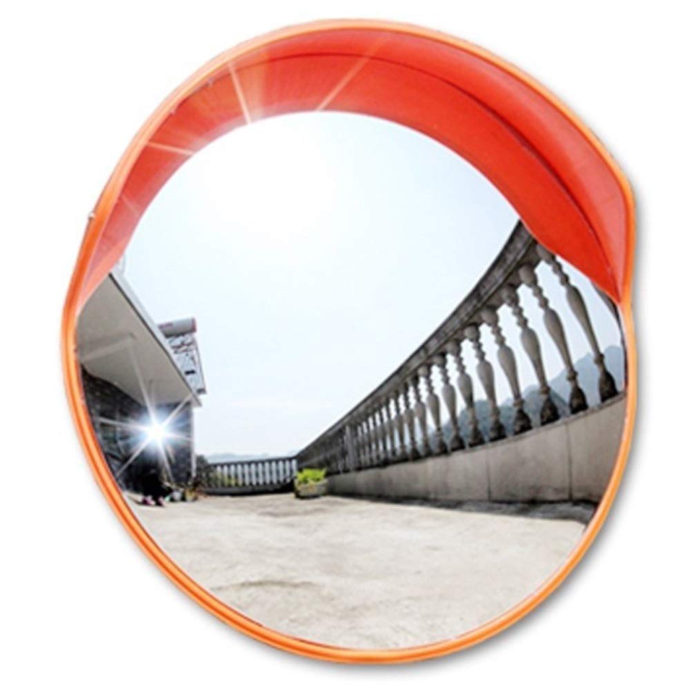 LXTIN 30cm Convex Road Mirror - Wide Angle Safety Mirror for Indoor & Outdoor Use, Wall Mounted Blind Spot Mirror for Stores, Warehouses, Driveways - Includes Mounting Bracket (Ideal for Security & Traffic Visibility)