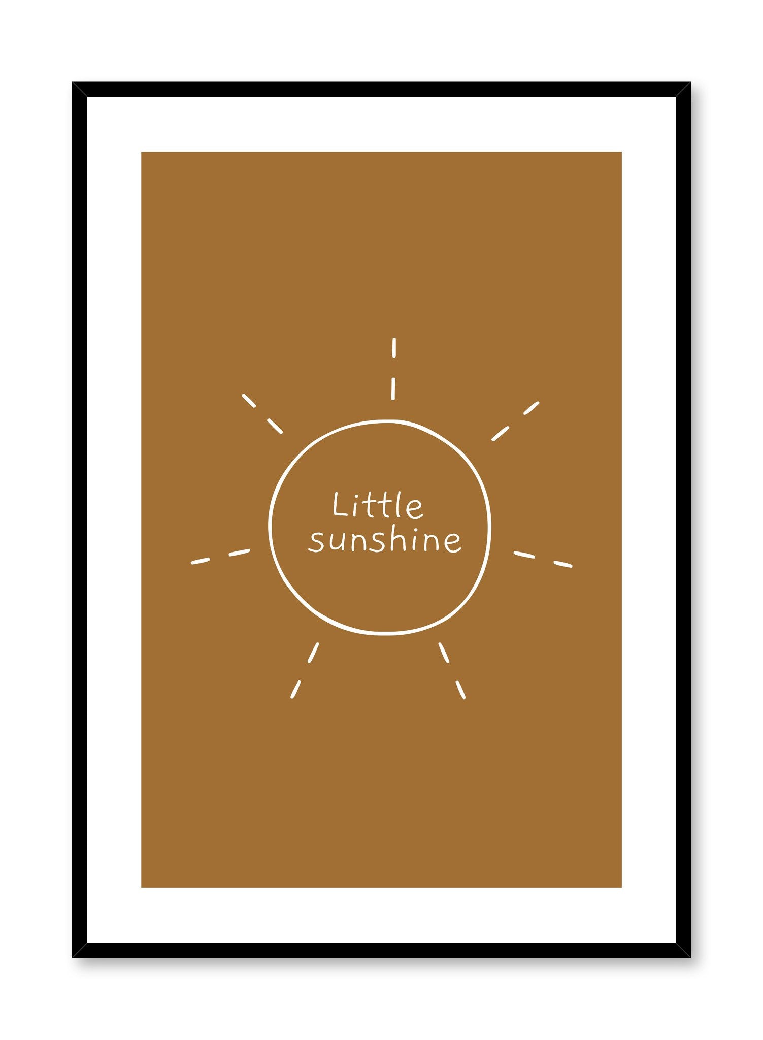 Little Sunshine Motivational Wall Art Poster - Inspirational Home & Office Decor for Kids Room, Classroom, Nursery - Perfect for Gifts & Positive Vibes