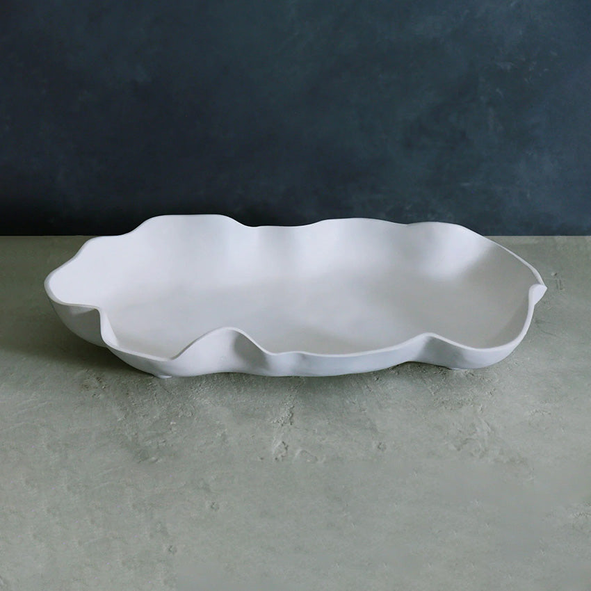 Beatriz Ball Vida Nube Large White Serving Platter - Elegant Dinnerware for Entertaining, Buffets & Special Occasions