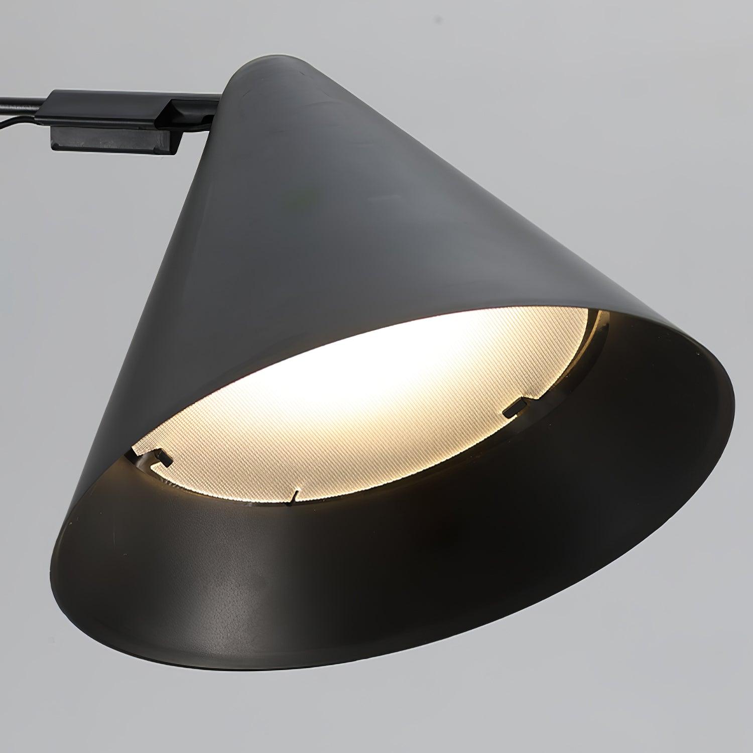 Modern Black Table Lamp with USB Port - Adjustable Brightness for Bedroom, Office & Living Room - Stylish Nightstand Reading Light for Home Decor