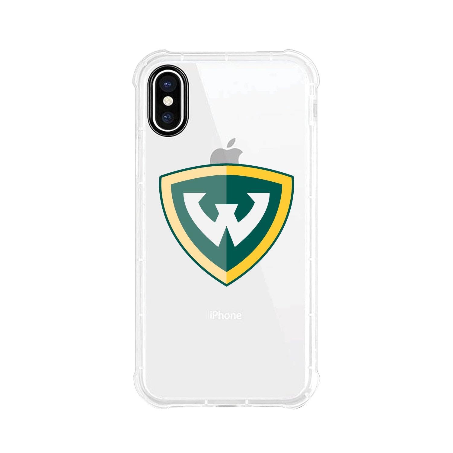OTM Essentials Rugged Phone Case for iPhone 13 Pro Max - Shockproof Protective Cover with Tough Edge Design | Wayne State University College Collection | Perfect for Campus Life & Outdoor Activities