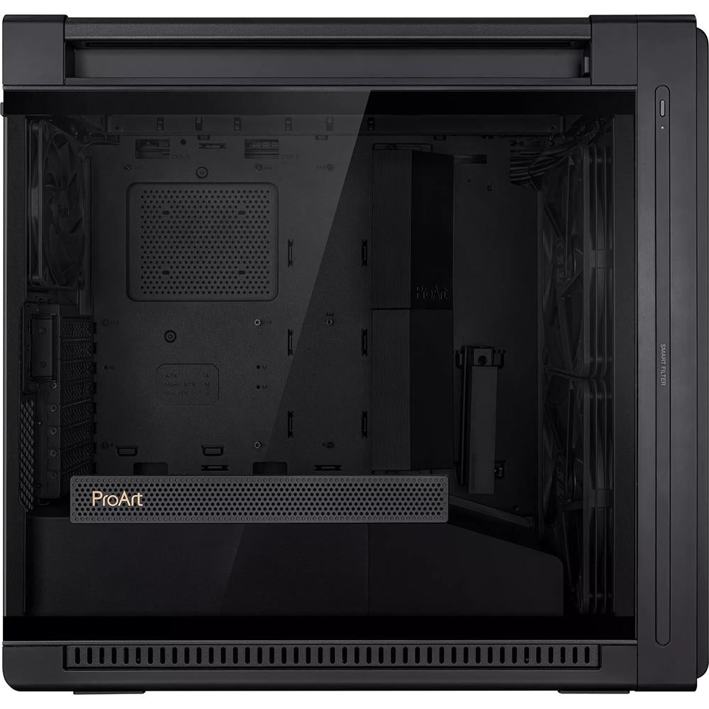 ASUS ROG Strix PA602 BLK TG Mid-Tower Gaming PC Case - High Airflow, Tempered Glass, RGB Lighting - Perfect for Gaming Rigs & High-Performance Builds