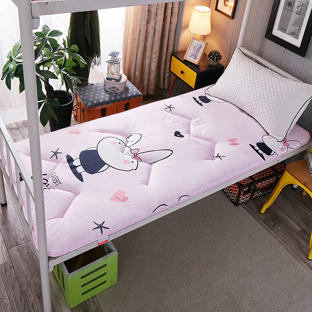 KKCD Japanese Tatami Floor Mattress - Foldable Futon Mattress Topper for Kids & Adults, Korean Floor Bed, Portable Roll-Up Guest Bed - Ideal for Camping, Dormitory, Home & Travel - 120x200cm (47 x 79 Inches)
