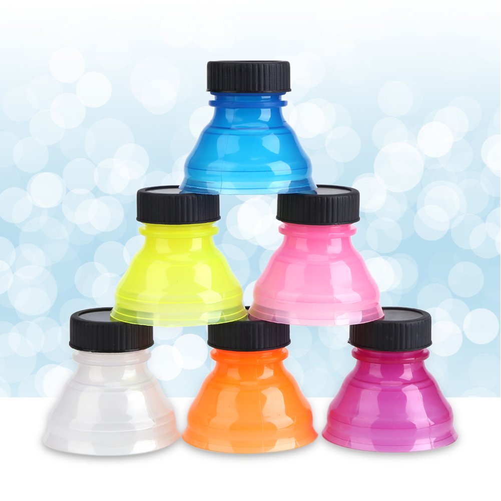Reusable Can Lids - 6 Pack Soda Can Covers for Beer, Juice & Energy Drinks | Leak-Proof Silicone Bottle Tops | Perfect for Picnics, Beach Parties, Camping & Outdoor Activities