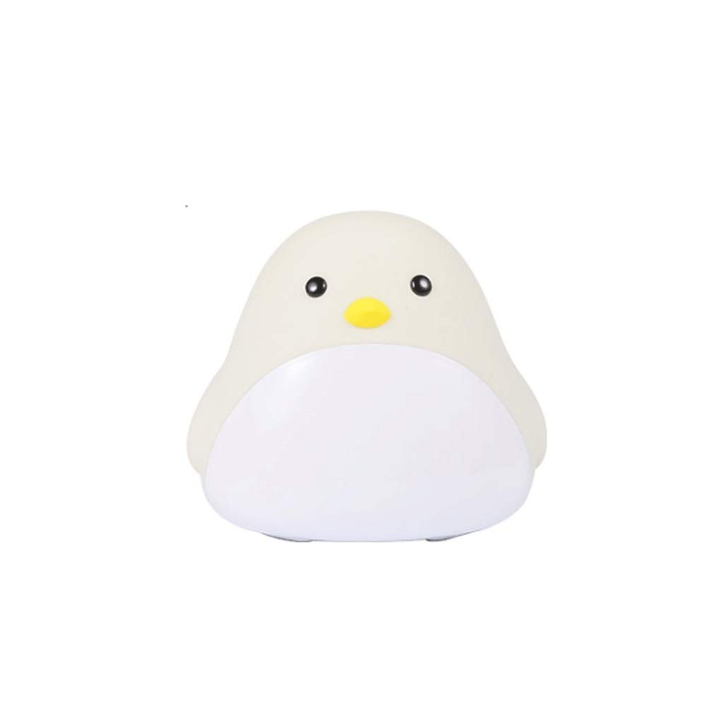 Multifunctional Rechargeable Night Light for Kids - Cute Silicone Table Lamp with Alarm Clock, USB Plug-in Desk Light (Beige) | Perfect for Nursery, Bedroom, and Study Room