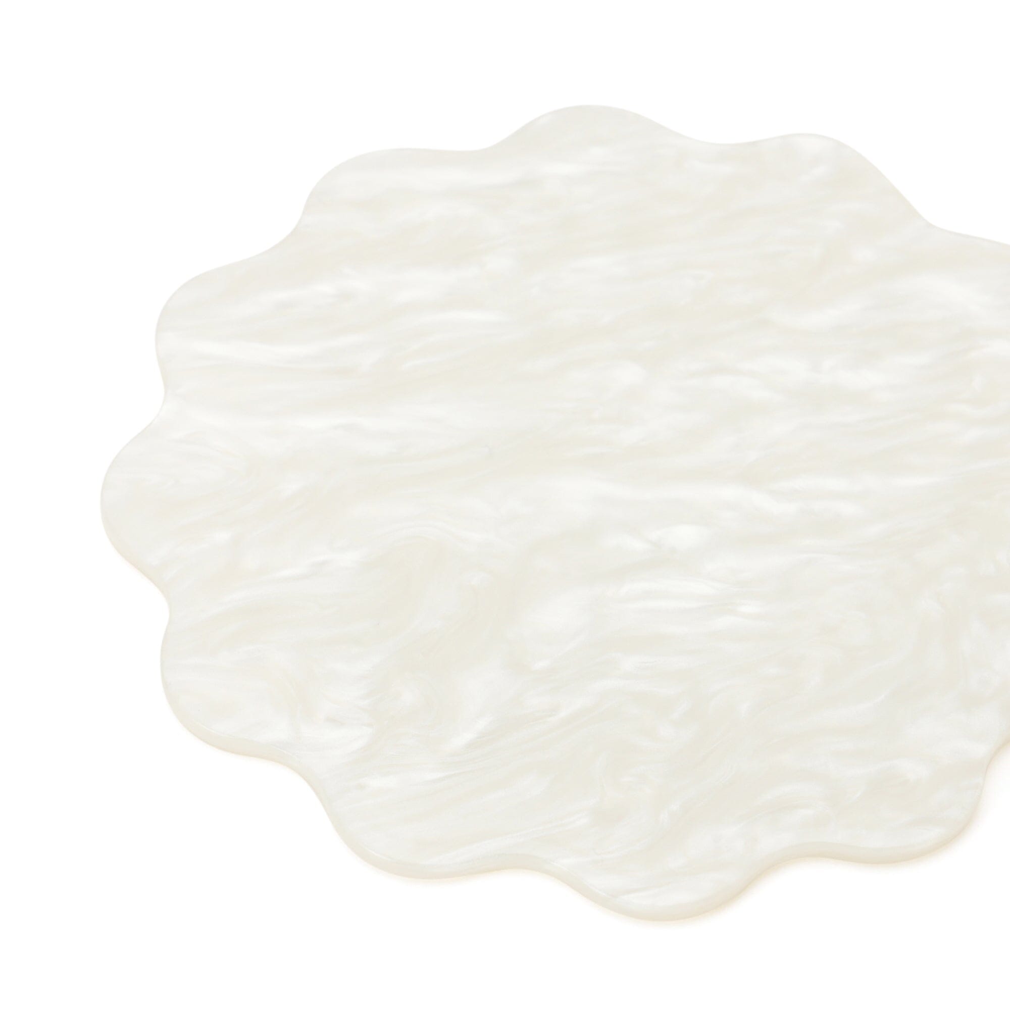 Elegant White Marble Coaster Set - 4 Pack - Non-Slip Stone Coasters for Drinks - Perfect for Coffee Tables, Dining Tables, and Home Decor